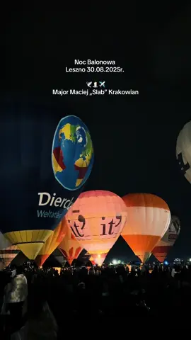 Noc Balonowa 30.08.2025  Trochę inna niż ostatnio, za to bardzo wzruszająca..  #dc #nocbalonowa #f16 #inmemory #leszno 