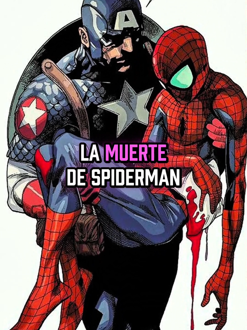 La muerte de Spiderman....... #spiderman #spidermanultimate #marvelcomics #triste #muerte 