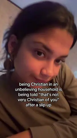 i try my best to go about my day being a godly person and dropping the gospel on them in subtle ways, but the tiniest slip up is what catches their attention. but, let me guess.. this isn’t very Christian of me either, right? #christiantiktok #fypシ 