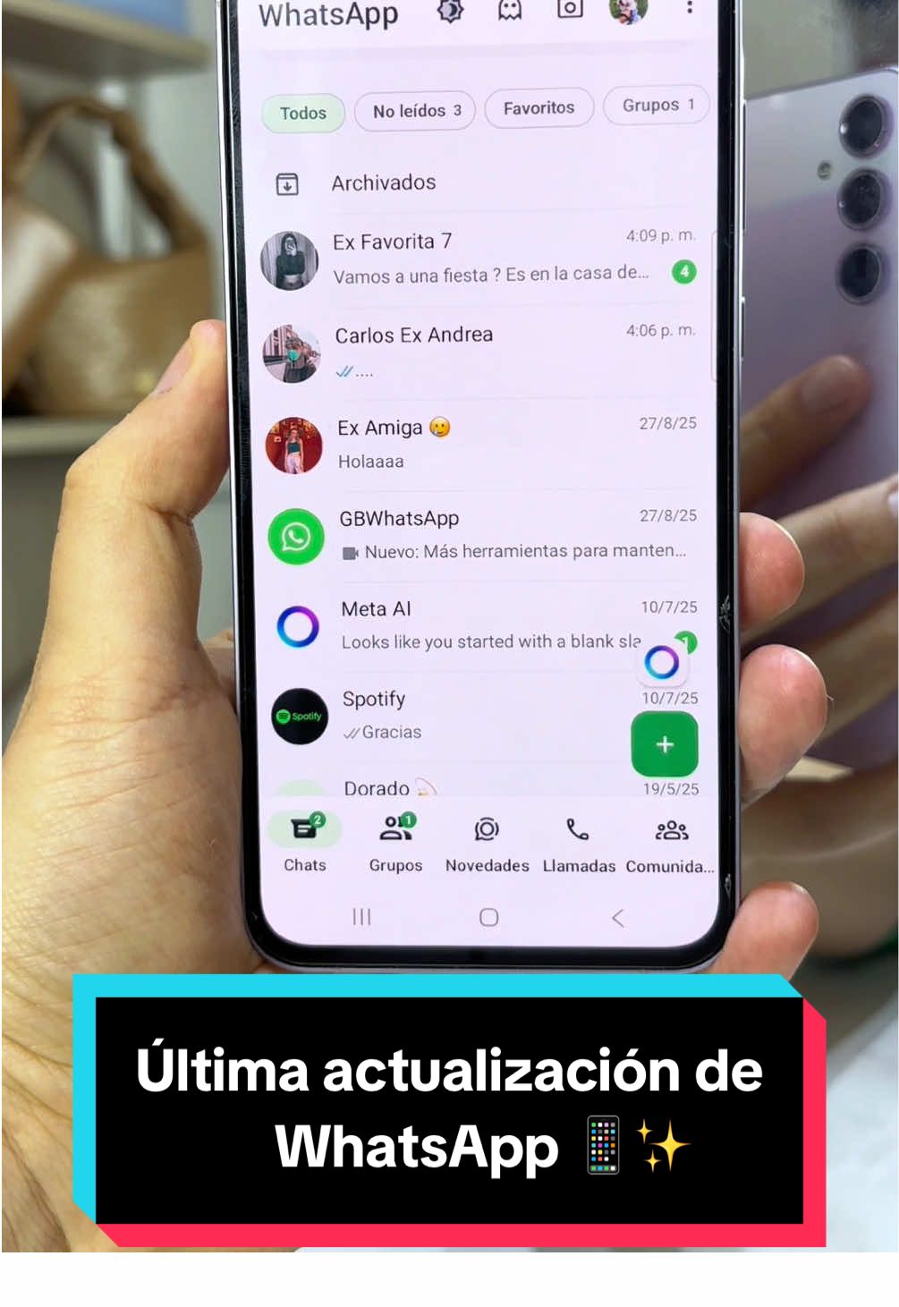 Esta es la última actualización de WhatsApp 📱#trucosparacelular #foryou #tecnologia #android #tipsandtricks 