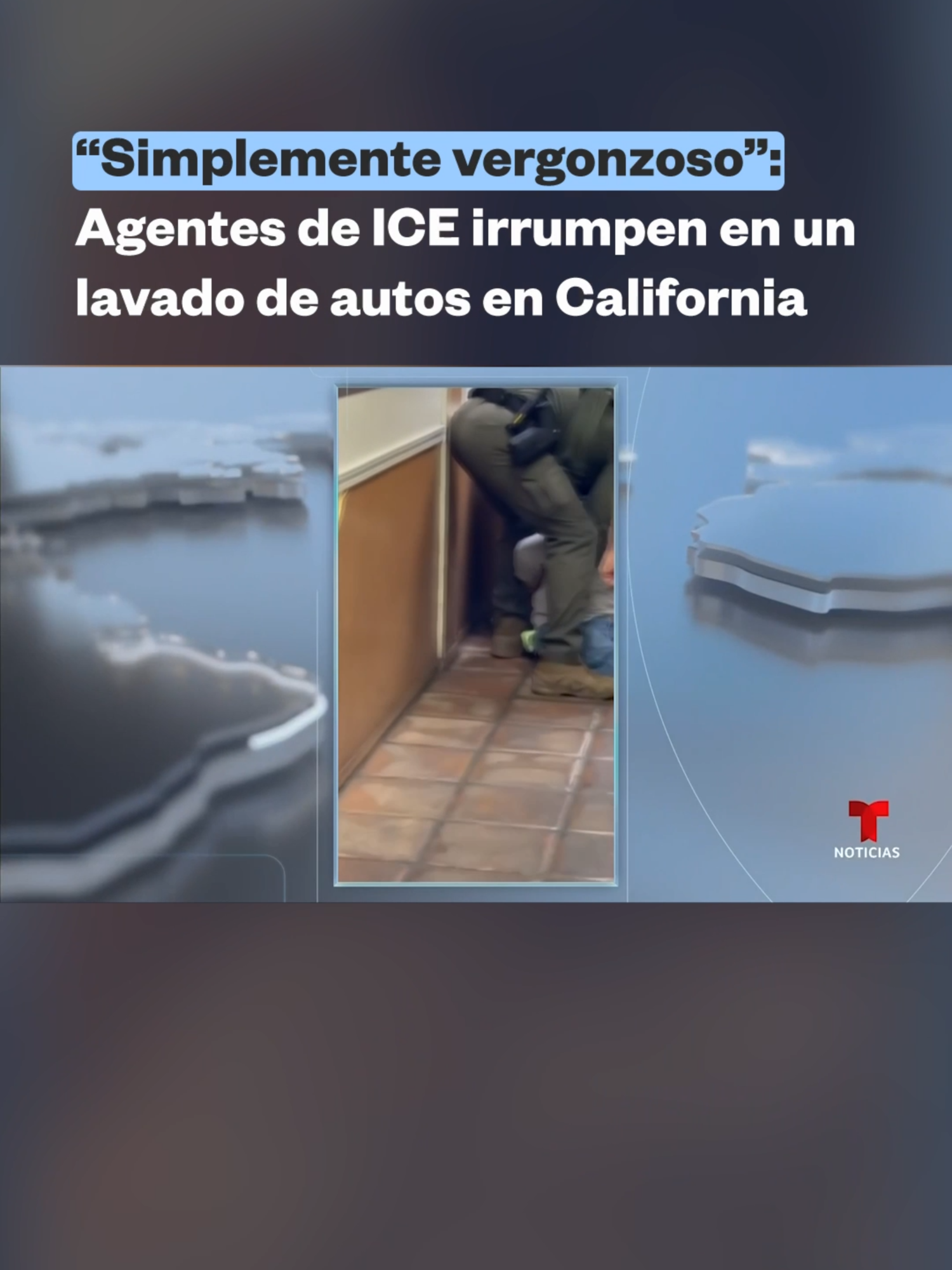 Durante una redada de ICE en un lavado de autos en Studio City, varios trabajadores fueron arrestados. Testigos relatan que uno de ellos, llorando y suplicando, fue derribado contra el suelo por los agentes antes de ser esposado. Las imágenes, cargadas de angustia, muestran cómo el operativo dejó no solo detenidos, sino también miedo e indignación en la comunidad. Organizaciones migrantes denuncian el uso excesivo de fuerza y reclaman un trato más humano hacia quienes solo estaban cumpliendo con su jornada laboral.