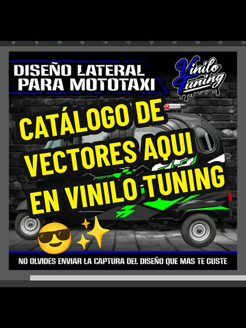 DISEÑO LATERAL PARA MOTOTAXI Catálogo de vectores 😎🔥 Solicita catalogo al +51 955157003📱 📦 #vinil #tuning #calcomanias #diseño