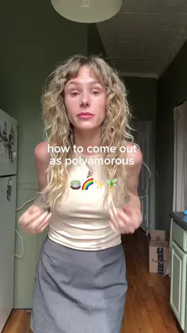 how can you tell your family and friends you’re poly? 👀🌈✨💘 here’s my tips! & make sure to read the rest at the link in my bio. #poly #polyamory #polyamorous #enm #nonmonogamy 