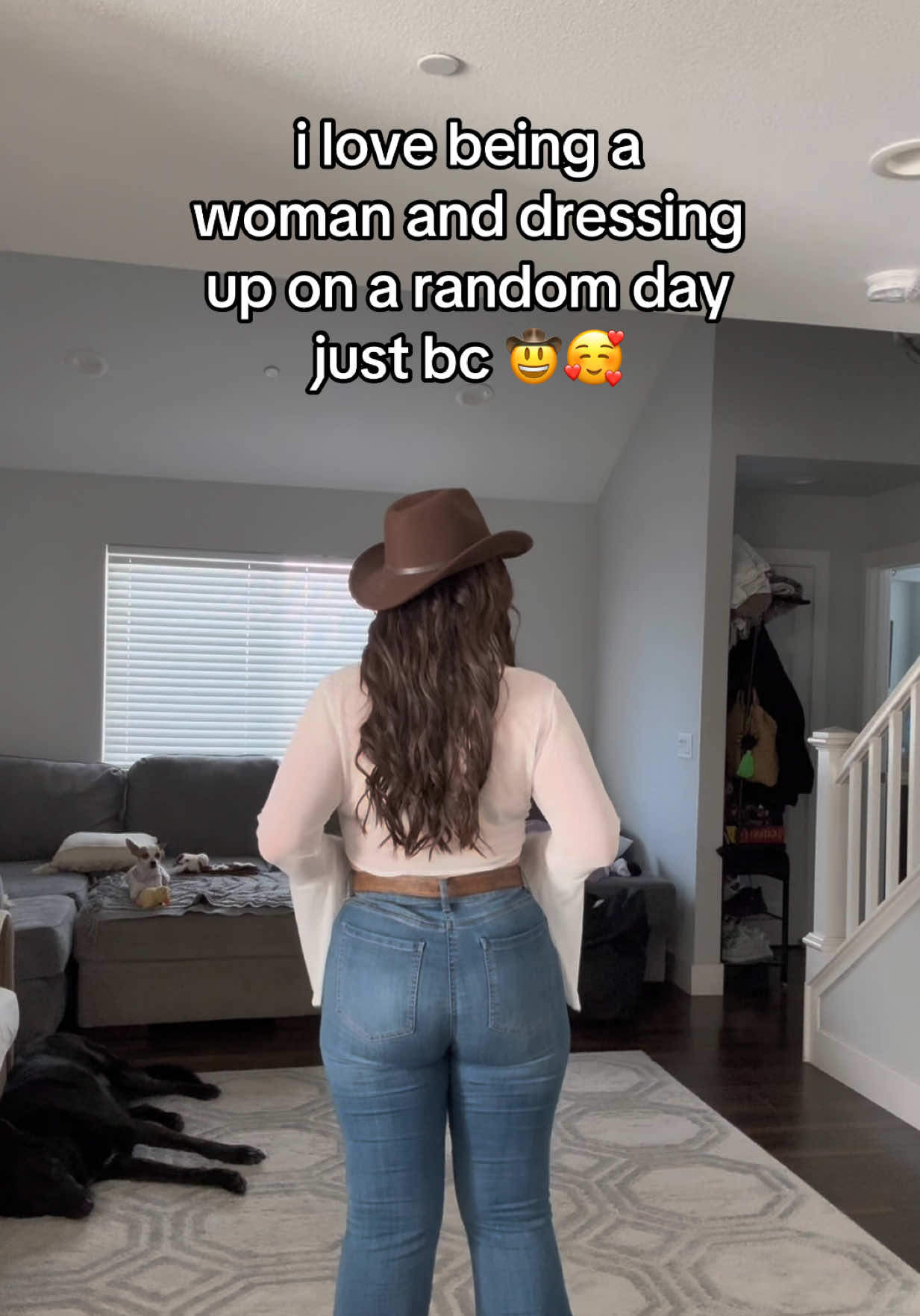 dressing up just bc > 