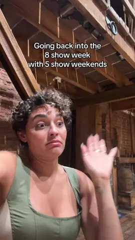 It’s a certain type of stamina and endurance needed for the 8 show week in general, but specifically for the 5 show weekend. Make no mistake that live performers are athletes @Hamilton #hamiltonmusical #broadway #actor #musicaltheatre 