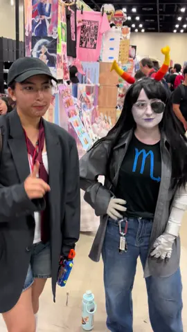 I always have time for the fans #fyp #homestuck #homestuck #cosplay #vriskaserket 
