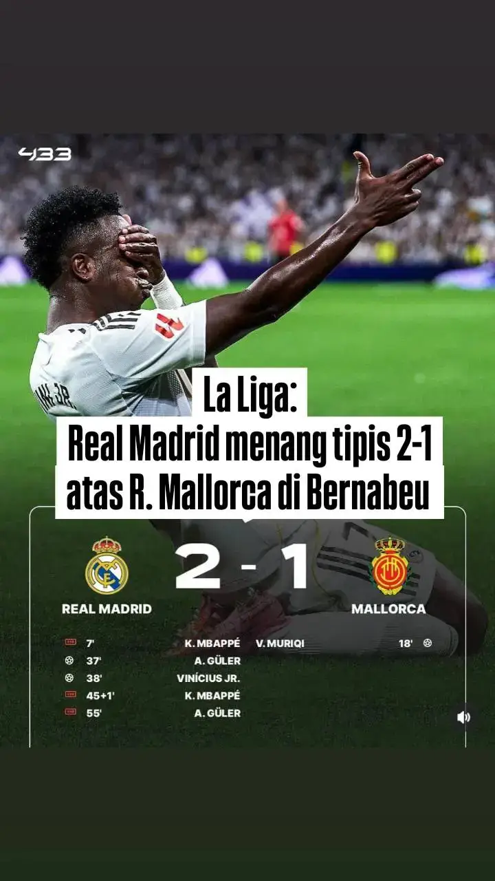 Dampak 3 gol offside jadi menang titip² sa🤍🤗 #mallorca #realmadrid #halamadrid #laliga #fyp #madridistas #viral 