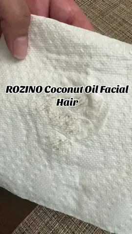 ROZINO Coconut Oil Facial Hair#coconut #hair #facial #hairremovalcreams