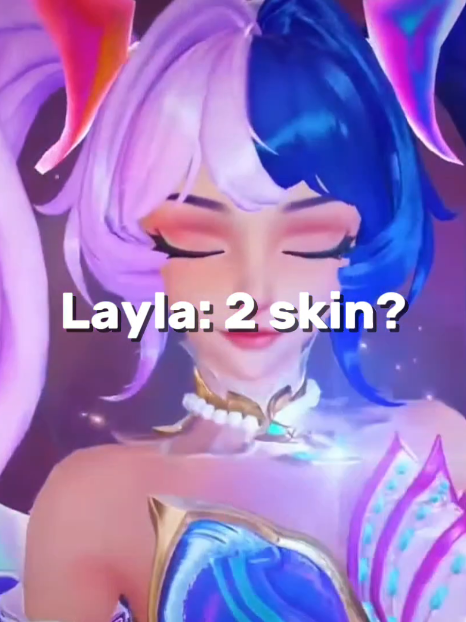4 skins in one 💀 #MLBB #Luckystar #MLBBNEXT2025 #mobilelegends #layla1111skin 