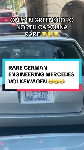 Only in Greensboro North Carolina #mercedes #volkswagen #volkswagenpassat #passatvw #vwpassat #mercedesgwagon #rarecar #funny #firyoupage #germancars #germancarsoftiktok #greensboronc #greensboro 