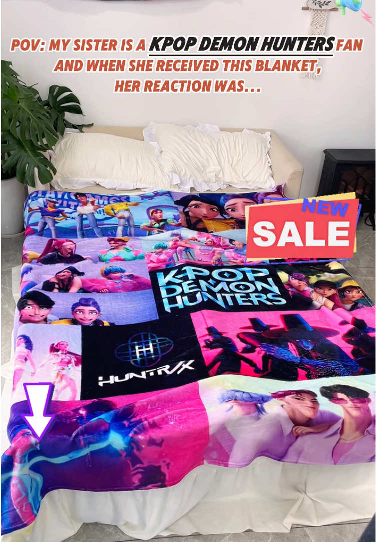 Move over, bias wreaths—this blanket’s taking center stage.✨ #kpopdemonhunters #surprise #gift #blanket 