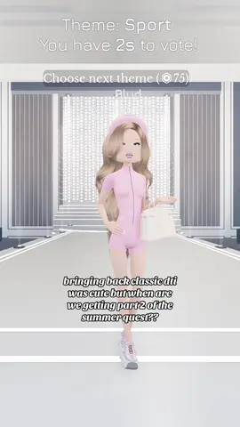 i dont even care for the new doll... its almost september and we havent gotten part 2 of the quest #roblox #dresstoimpressroblox #robloxdresstoimpress #dti #fyp 