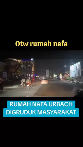 RUMAH NAFA URBACH DIHANCURI MASYARAKAT #nafaurbach #dpr #dprri #fyp #viral 