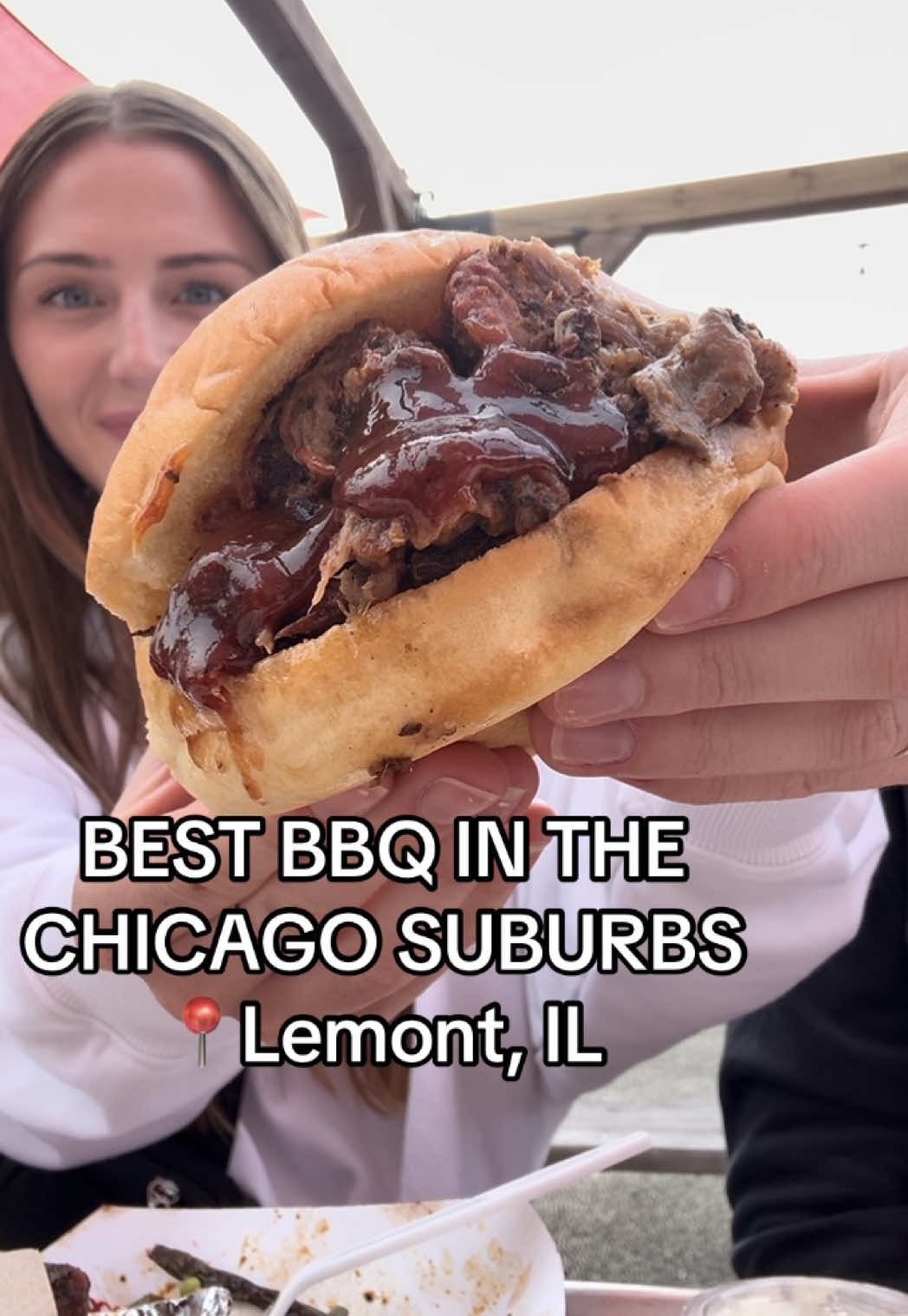 Pt. 2 of trying every restaurant in downtown Lemont!! Matt’s BBQ blew me away and I can’t wait to go back for more!!❤️ #creatorsearchinsights #Foodie #eatwithme #FoodTok #Vlog #familyownedbusiness #localfood #foodreview #supportsmallbusiness #BBQ #illinois 