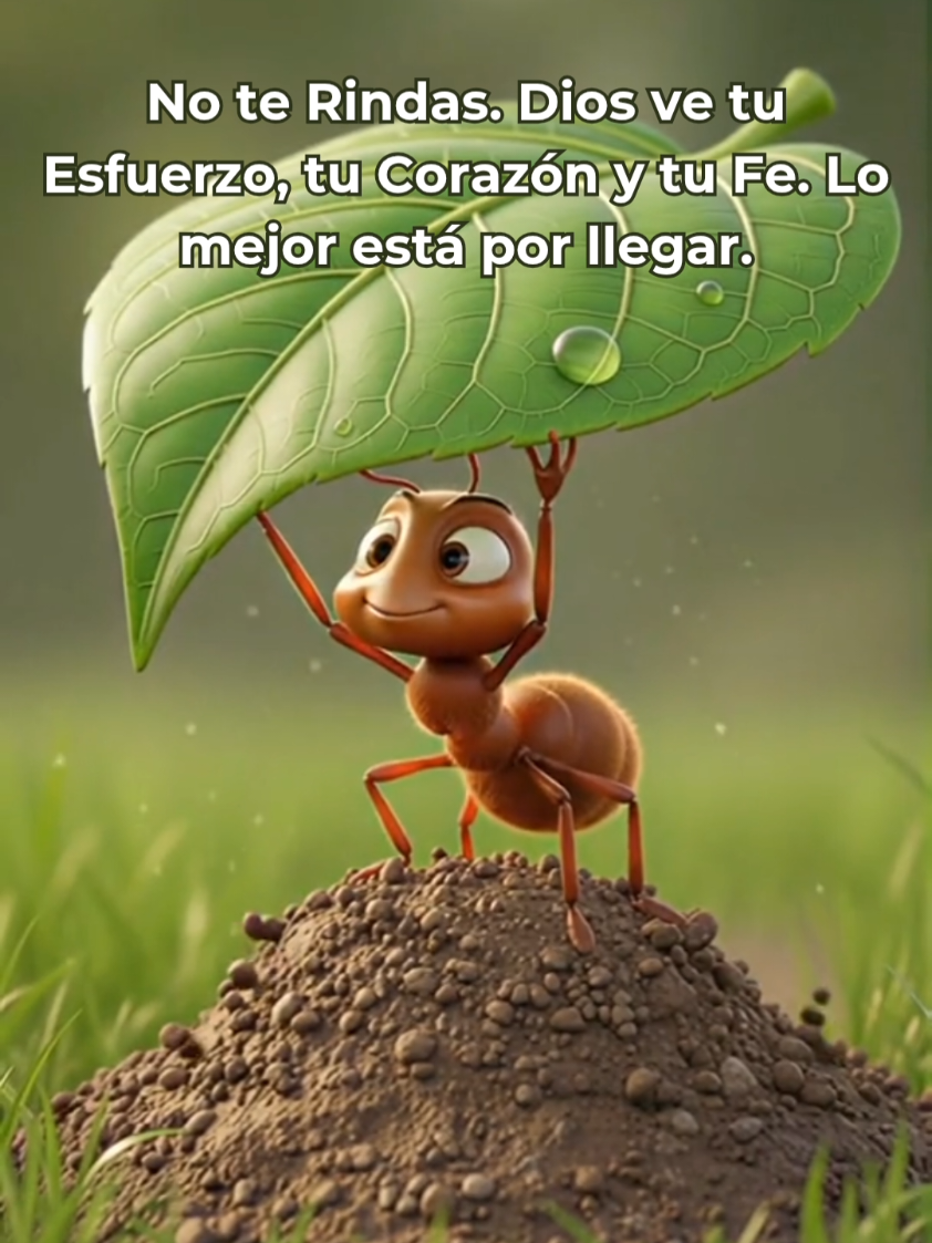 No te rindas, lo mejor está por llegar, solo ten Fe en Dios 🙏🏻❤️ #fyp #paratii #hormigas #Noterindas #instantestiernos 