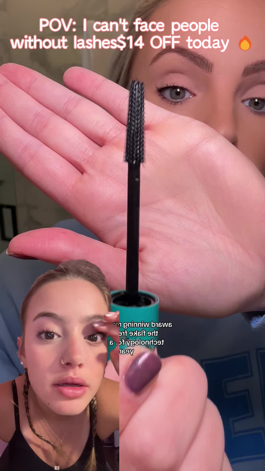 POV: No mascara, no me — and it’s $14 OFF 💥 💥 💥 #waterproofmascara #waterprooflashes #bestmascara #longlastinglashes #lengtheningmascara #waterprooflashglue #diylashextensionsathome #thickerlashes #eyelashmakeup #thebestmascara #thrive #makeup #dealsfordays #thrivecausemetics #thrivemascara #longlashes #mascarareview #mascara #fashion