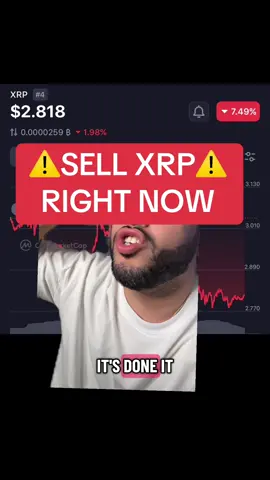 sell XRP right now #xrp #crypto #investing #finance #wealth 