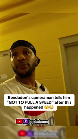 Bendadon’s cameraman tells him “NOT TO PULL A SPEED” after this happened 🫣😳 #bendadonnn #bossmandlow #ishowspeed #foryoupage #fypシ゚viral 