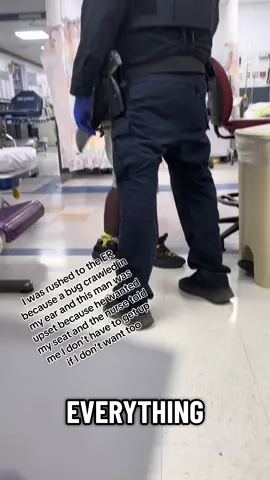 Only in NYC maaaan 🤦🏾‍♀️ #fyp #nyc #hospital #cops #crazy 