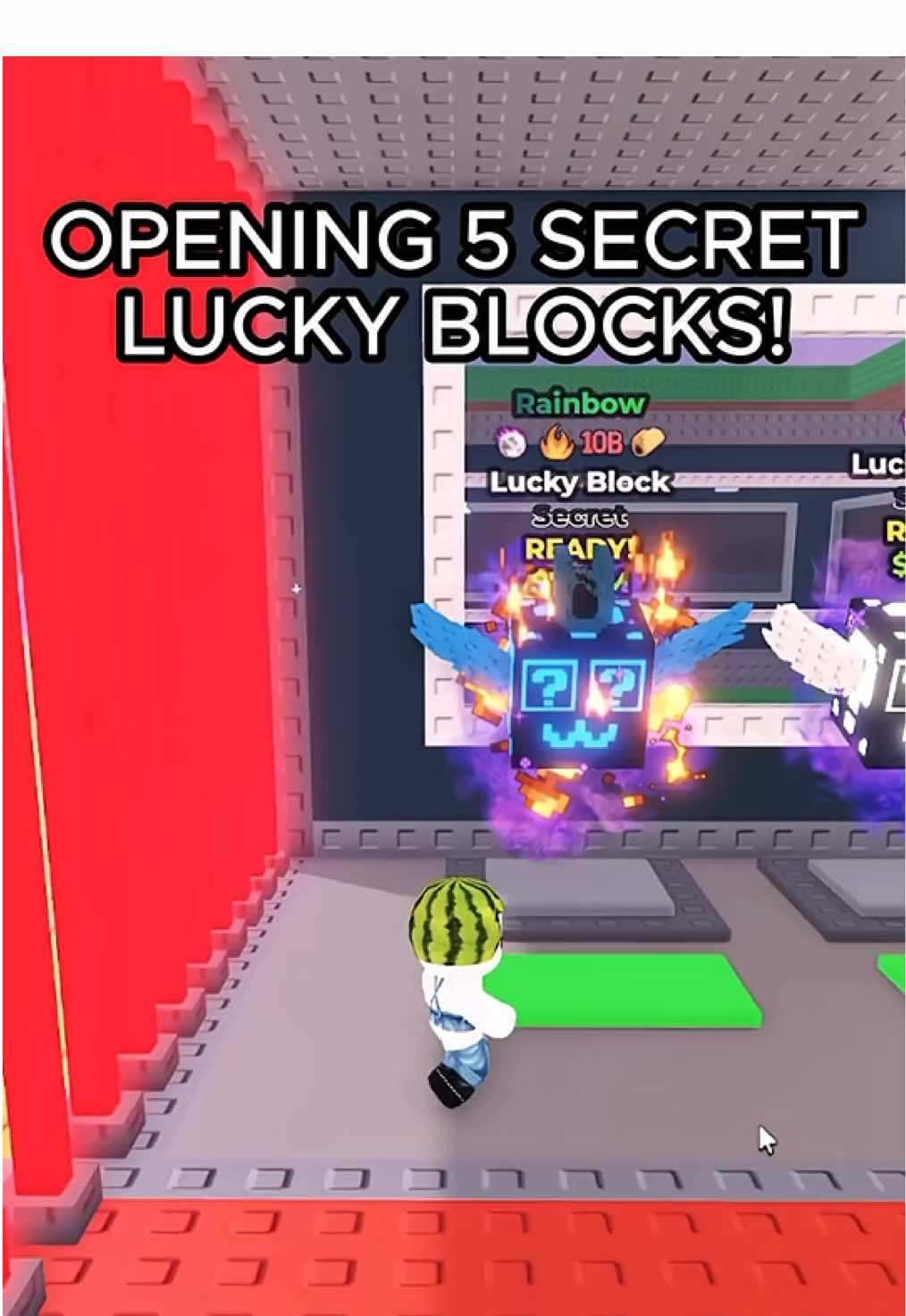 Opening 5 Secret Lucky Blocks!⚠️#foruyou #robloxfyp #brainrot #fyp #opening 