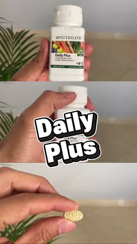 Complementa tu alimentación diariamente SUPLEMENTO DIETARIO A BASE DE VITAMINAS Y MINERALES EN TABLETAS NUTRILITE MARCA DAILY PLUS es un suplemento dietario que ofrece 12 vitaminas, 10 minerales esenciales y 5 concentrados de plantas. Una forma para complementar tu dieta diaria con vitaminas y minerales. No contiene saborizantes, colorantes, preservantes artificiales ni azúcares. #nutrilite #amway #dailyplus #amwaycolombia #amwaymexico 