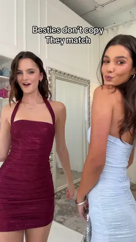 It’s your to get matching HOCO dresses 💋✨ #lucyintheskystore #partydress #itgirl #besties 