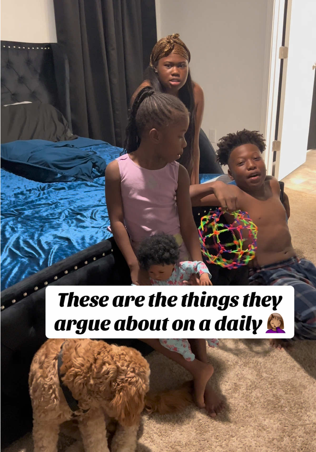 This is my house 7 days a week.. It gets to a point where I have to kick everybody out and let them handle it in the hallway😂🤦🏽‍♀️  #family #fyp #MomsofTikTok #sendhelp 