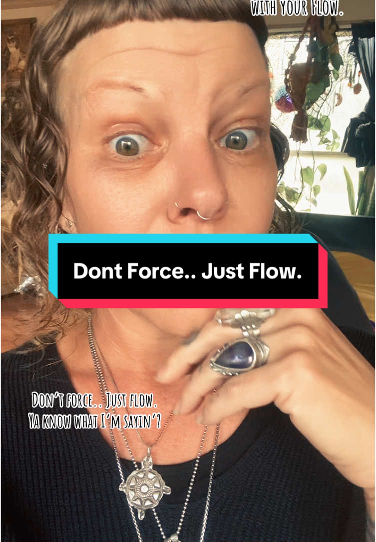 You know? #dontforcejustflow #mothermoonmagick 