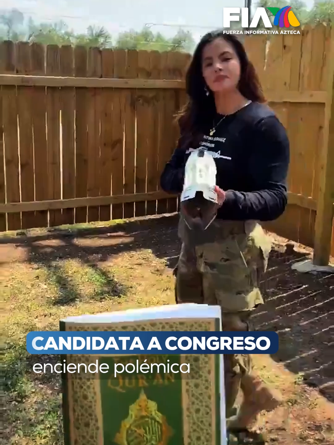 Encendió las polémicas tras quemar un Corán... La candidata republicana al Congreso de #Texas en #EU, Valentina Gómez, publicó un video en el que lanzó una serie de declaraciones polémicas mientras quemaba un ejemplar del Corán. Internautas mencionaron que los hechos alimentan la intolerancia religiosa en Estados Unidos. #AztecaNoticias #noticias #Información #LoÚltimo #ÚltimasNoticias #viral #paratí #FIA #Corán #Congreso #EstadosUnidos #EU #USA #LoDescubriEnTikTok #TikTokInforma #TikTokMeHizoVer