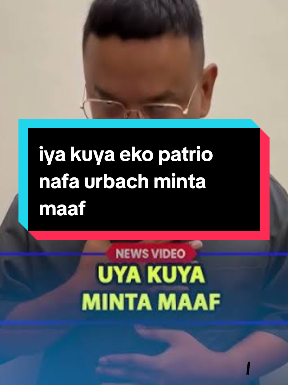iya kuya eko patrio nafa urbach minta maaf 