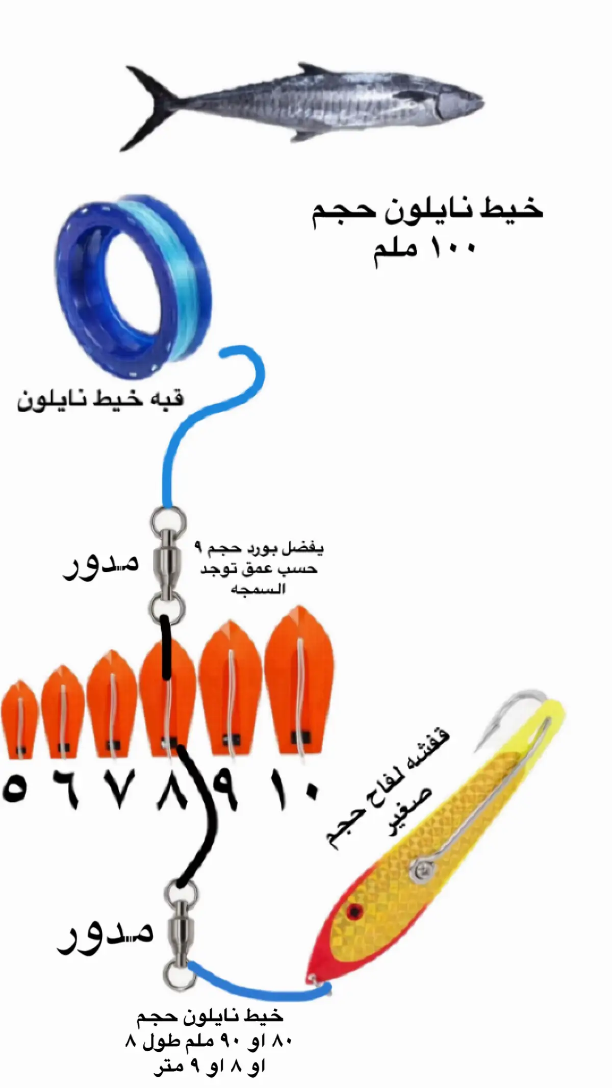 طريقه صيد سمك الخباط يفضل بور حجم ٩ وأصغر حسب العمق الي تكون في السمجه #بحر #قبه #هاوي #بحر #بحرين🇧🇭 