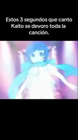 Aunque solo fue 3 segundos me gusto como usaron la voz de Kaito para esta parodia. #kaito #vocaloid #fyp 