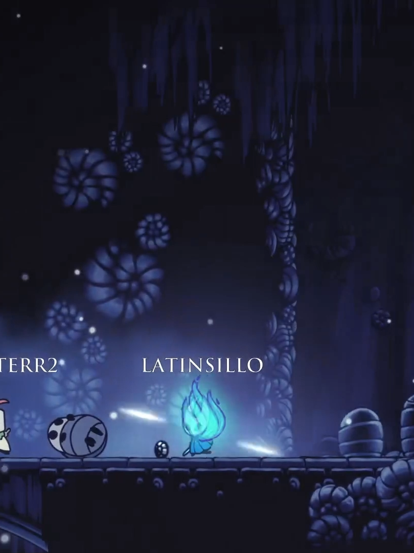 3 tontos Hollows vs Falso Caballero #amigos #Steam #HollowKnight #Silksong #coop