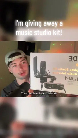 Attention all underground artists, who want free music gear!?!? #musicgear #musicstudio #musicmaker #giveaway #rode 