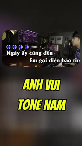 karaoke anh vui tone nam #karaoke #anhvui #karaoketainha #tonenam #xuhướng 