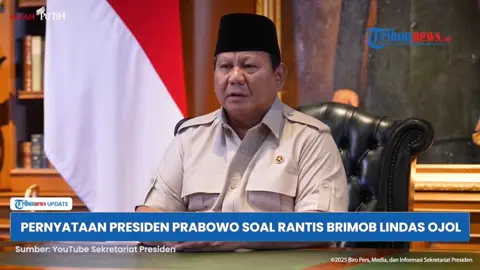 Pernyataan pidato Pak Presiden, soal rantis Brimob lindas tukanh ojol!!! #presiden #brimob #pidatoprabowo #ojol #beritaviral 