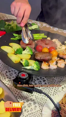 Don’t blame me if you get hungry #hungry #deliciousfood #electricgrill #fyp 