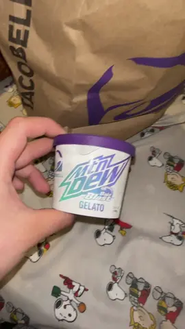 Taco Bell Gelato 🤤🔥 #tacobell #limitedtime #needthat 