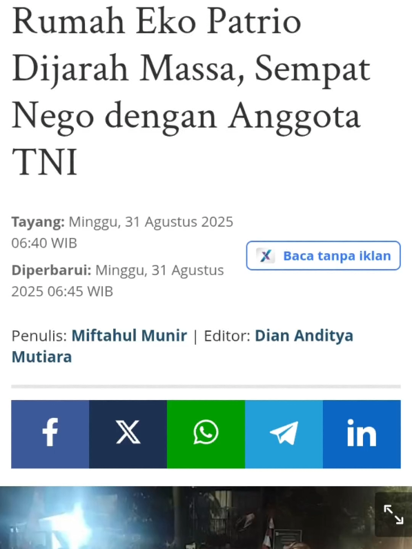 Rumah Eko Patrio dijarah Massa #fyphariini #viraltiktok #demodpr 