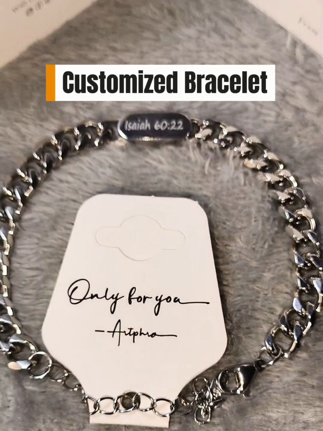 ARTPHRO Non-tarnish Customized Bracelet 💞  #ARTPHRO #bracelet #customized #customizedbracelet #engravedbracelet 