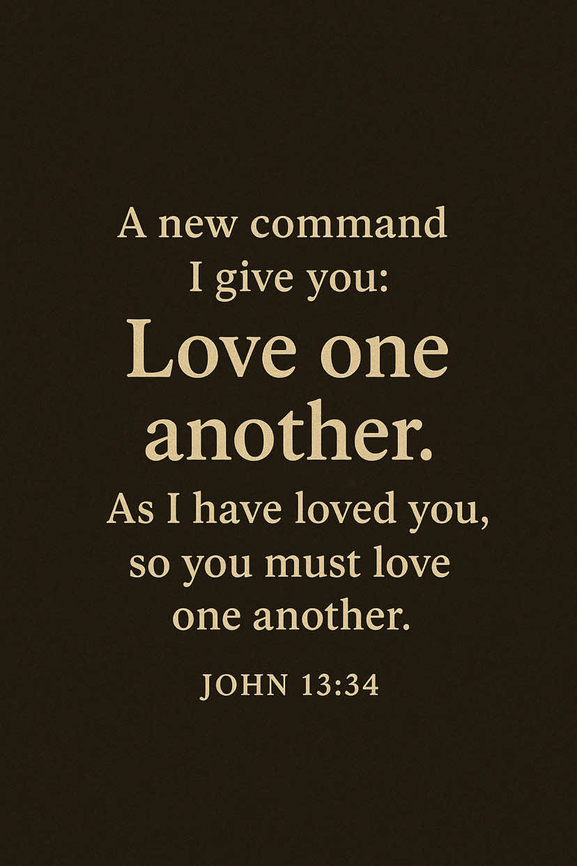Jesus gave us a new command: Love one another, as He has loved us. Let’s live it out daily. #God #Jesus #christiantiktok #Fyp #Viral 