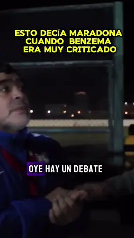 Maradona defensor absoluto de BENZEMA  #maradona #diego #argentina #messi #maradonaexpediente 