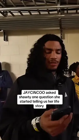 JAYCINCOO asked shawty one question she started telling us her life story. Backstage at Bossman Dlow Concert. #jaycincoo #bossman #bossmandlow #shawty #fyp 