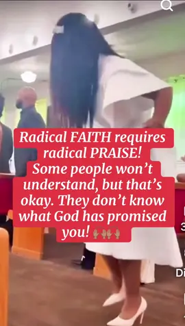 Radical faith requires radical praise! More praise, more power! #faith #praise #God #christaintiktok #fyp 