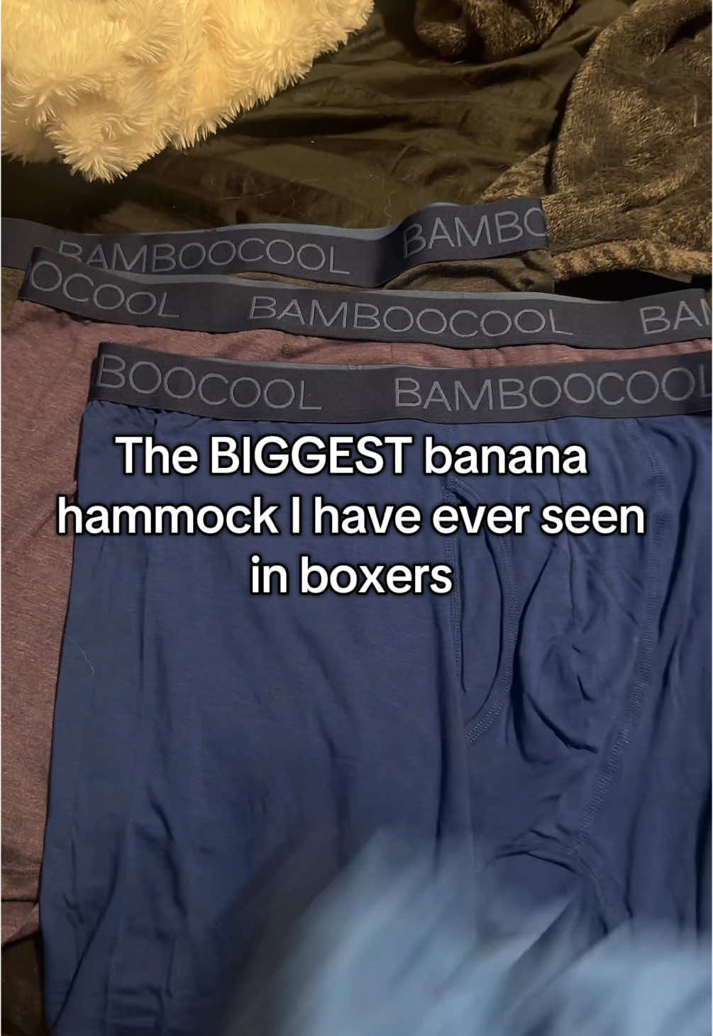 I bet your man’s banana will fit in this set of boxers #boxer #boxers #mensboxers #comfyclothes 