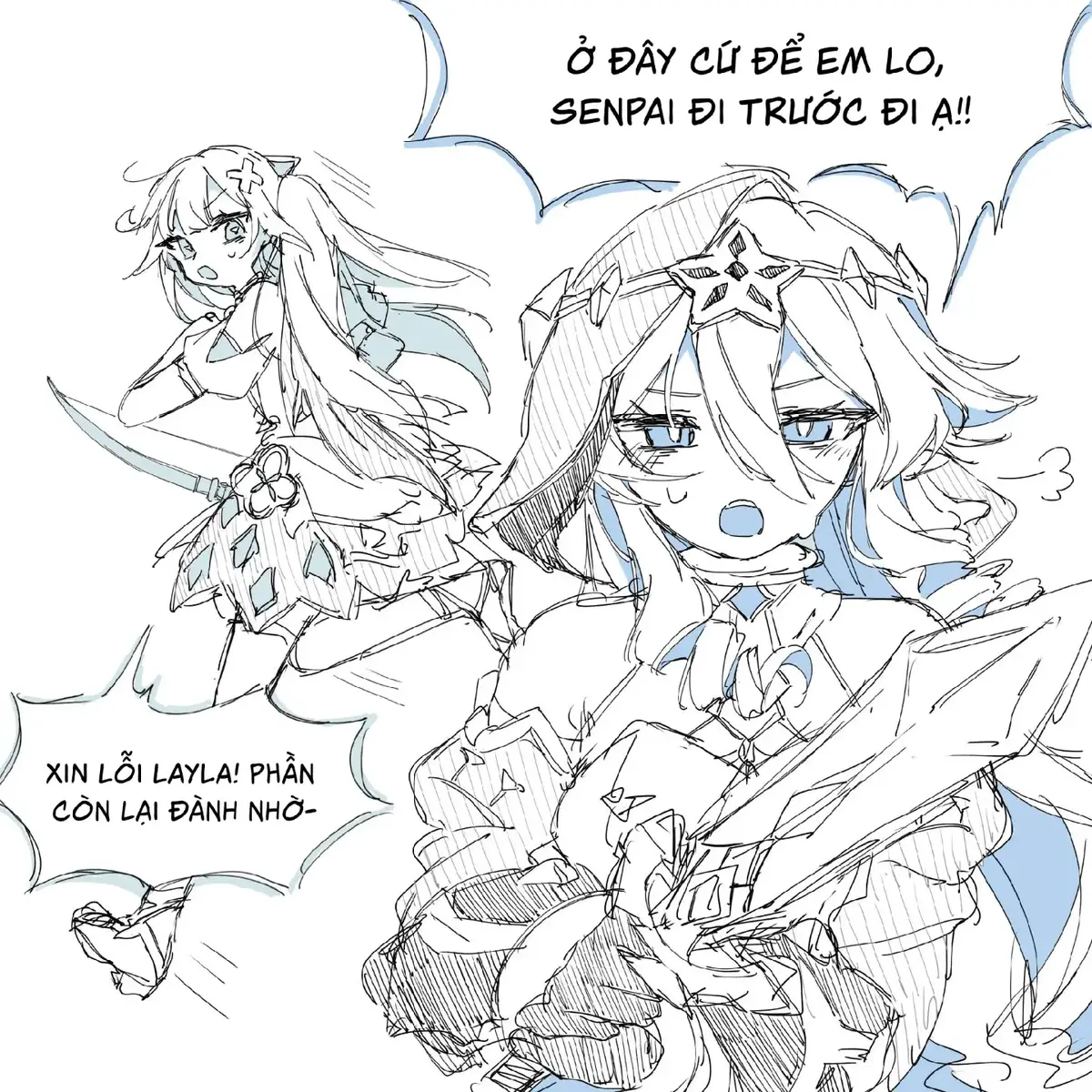 chắc là lo được hog dạ ... #faruzan #layla #GenshinImpact 