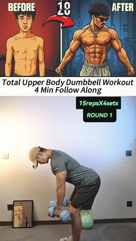 #workout #dumbbellworkout #shouldersworkout #workoutathome #backworkout #Fitness #fitnessmotivation #fullbodyworkout #totalbodyworkout #fitness #fyp #strength 