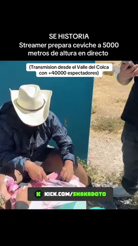 La transmision en vivo mas Alta en la historia #streaming #fyp #clips #aventura #trekking 