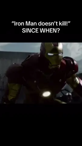 He used NOTHING but lethal force I swear 😭💔 #ironman #funny #marvel #fypシ #trend 