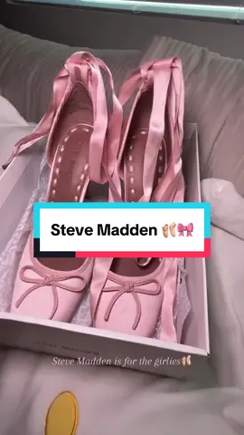 And they’re comfortable too 🩰✨ #fyp #stevemadden #pink #heels #ballerina 